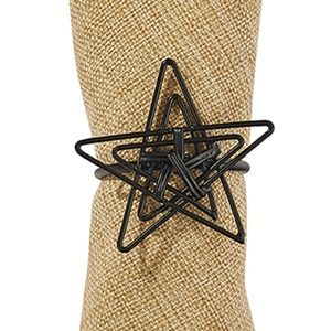 Park Designs Wire Star Napkin Ring Set of 2